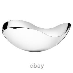 Bloom by Georg Jensen Stainless Steel Mirror Bowl Large New