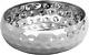 Bolt Hammered 11-inch Round Stainless Steel Serving Bowl