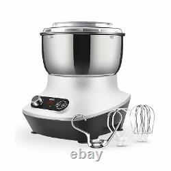 CKOZESE 7 Qt Compact Kitchen Stand Mixer with Stainless Steel Mixing Bowl, Di