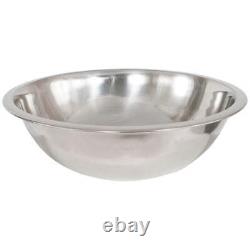 CRESTWARE MB20 Mixing Bowl, 18 7/8 in Dia, 20 qt Cap. 21D733