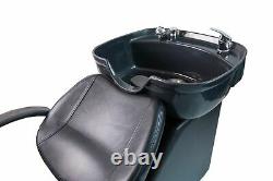 Ceramic Bowl Backwash Shampoo Chair Unit Sink Station Set Spa Salon Beauty Shop