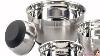 Chef Kitchen Mixing Bowl Stainless Steel Set Of 4