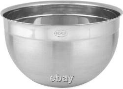 Classic Stainless Steel Deep Bowl, 5.7-Quart Capacity for Mixing and Serving