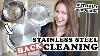 Cleaning Stainless Steel Cookware Without Scrubbing Removing Burnt On Messes Lazy Kitchen Hacks