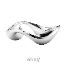 Cobra by Georg Jensen Stainless Steel Mirror Polished Triple Snack Bowl New