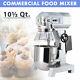 Commercial 10 Qt Electric Dough Mixer Food Mixer W Stainless Steel Mixing Bowl