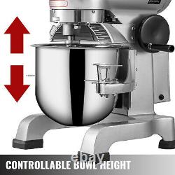Commercial 15l Electric Food Stand Dough Mixer Bread Pizza Mixing Machine 600W