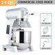 Commercial Dough Mixer W 20 Qt Stainless Steel Mixing Bowl Electric Food Mixer