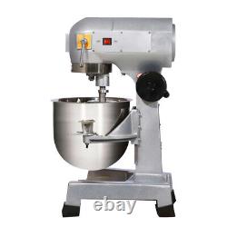 Commercial Food Mixer 750W Stand Mixing Bowl Stainless Steel Dough Hook
