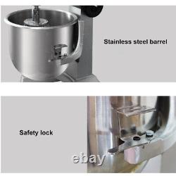 Commercial Food Mixer 750W Stand Mixing Bowl Stainless Steel Dough Hook