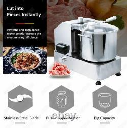 Commercial Food Processor / Bowl Cutter Mixer Machine 9L Meat Blender 950W