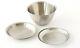 Conte Stainless Bowl Flat Colander Tray Set Of 3 Stackable Compact 180 Japan