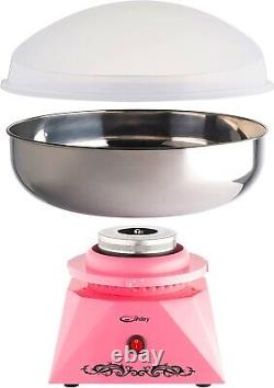 Cotton Candy Machine with Stainless Steel Bowl 2.0 Cotton Candy Maker, 10 Cone