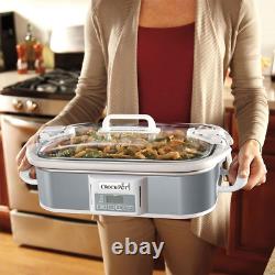 Crock-Pot SCCPCCP350-SS Programmable Digital Casserole Crock Slow Cooker, 3.5 Qu