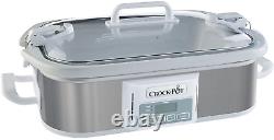 Crock-Pot SCCPCCP350-SS Programmable Digital Casserole Crock Slow Cooker, 3.5 Qu
