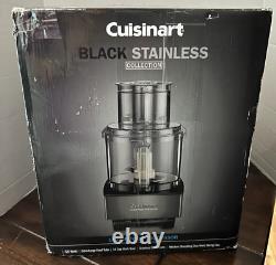 Cuisinart Black Stainless Steel DFP-14BKSY Custom 14-Cup Food Processor New NOB