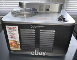 Cuisinart Commercial Ice Cream Maker Batch Freezer (ICE-50BC) Stainless Steel