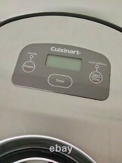 Cuisinart ICE-100 Compressor Ice Cream and Gelato Maker Silver 1-1/2qt Open Box