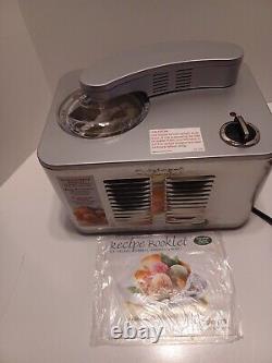 Cuisinart ICE-50BC Supreme Ice Cream Maker. Commercial. Stainless Steel