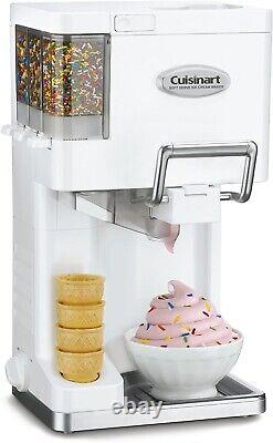 Cuisinart Ice Cream Maker Machine Soft Serve Dispenser Home Kids Sorbet Sherbert