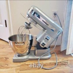 Cuisinart SM-55BC 5-1/2 Quart 12-Speed Stand Mixer, Brushed Chrome withAccessories