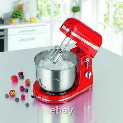 Cuisine Edition Retro Food Processor Rotating Stainless Steel Mixing Bowl Mixer
