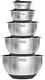 Culinary Stainless Steel Mixing Bowl Set, 10 Piece, Non-slip Silicone Base, I