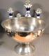 D. W. Haber & Sons, Ny, 5 Gal. Hand Hammered Stainless Punch Bowl Waldorf Astoria