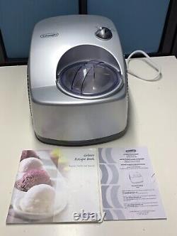 DeLonghi GM6000 Ice Cream & Italian Gelato Maker 1Qt. With Booklets EUC Tested
