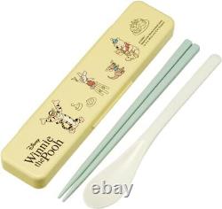 Disney Winnie the Pooh Lunch Box, Chopsticks, Stainless Bottle & Bag sets Japan