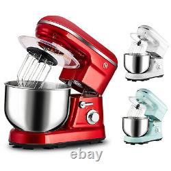 Electric Food Stand Kitchen Mixer Tilt-Head Stainless Steel Bowl with Dough Hook