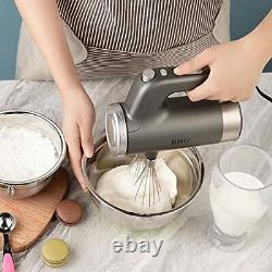 Electric Hand Mixer Mixing Bowls Set, 400W Kitchen Hand Mixer, 5 Speeds A-Gary