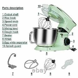 Electric Kitchen Mixer Food Mixer with 8.5QT Stainless Steel Mixing Bowl