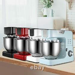 Electric Kitchen Mixer with Dishwasher Safe Mixing Bowl Dough Hook Pouring Shield