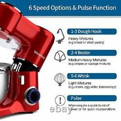 Electric Stand Mixer Food Multi Mixing Bowl Blender Beater Dough 1500W 8L