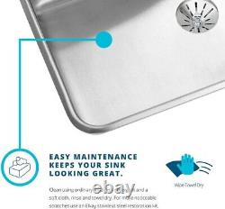 Elkay Lustertone Classic ELUHAD161655 Single Bowl Undermount Stainless Steel