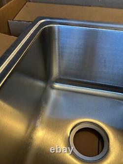 Elkay Lustertone DLR1722103 17 Single Bowl Top Mount Stainless Steel Sink