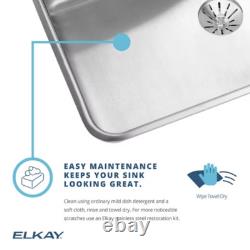 Elkay Stainless Steel (LR20223) Single Bowl Drop 19-1/2 x 22 x 7-5/8