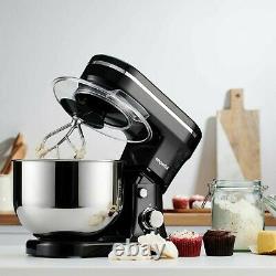 Emperial Food Stand Mixer with Beater Dough Hook & Whisk 5L Mixing Bowl 1200W