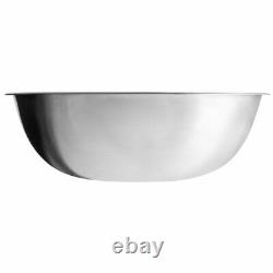 Extra Large 30 Qt Stainless Steel Restaurant Mixing Bowl Heavy Duty Commercial