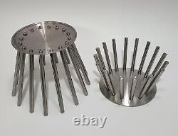 FOH Round Sundial Basket/Plate Stand/Fruit Bowl 9 & 11 Catering Set