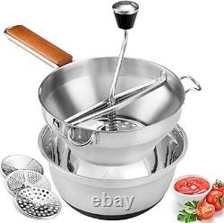 Food Mill with Mixing Bowl MIXING BOWL INCLUDED Stainless Steel Kitchen Mil