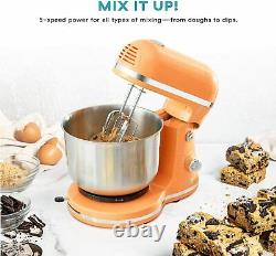 Food Stand Mixer 3.5QT Tilt-Head 5-Speed Kitchen Stainless Bowl 1 Year Warranty