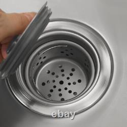 Free Standing Stainless-Steel Single Bowl Commercial Restaurant Kitchen Sink Set