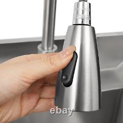 Free Standing Stainless-Steel Single Bowl Commercial Restaurant Kitchen Sink Set