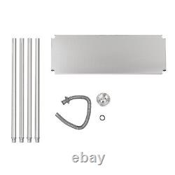 Free Standing Stainless-Steel Single Bowl Commercial Restaurant Kitchen Sink Set