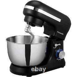 Frigidaire 8 Speed Stand Mixer with 4.5 Liter Stainless Steel Mixing Bowl, Black