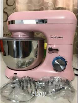 Frigidaire 8 Speed Stand Mixer with 4.5 Liter Stainless Steel Mixing Bowl, pink