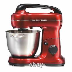 Hamilton Beach 7 Speed Stand Mixer With Tilting Head 300 Watt Motor Red 63395