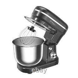Healthy Choice Electric 1200W Mix Master 5L Stand Mixer withBowl/Whisk/Beater BLK